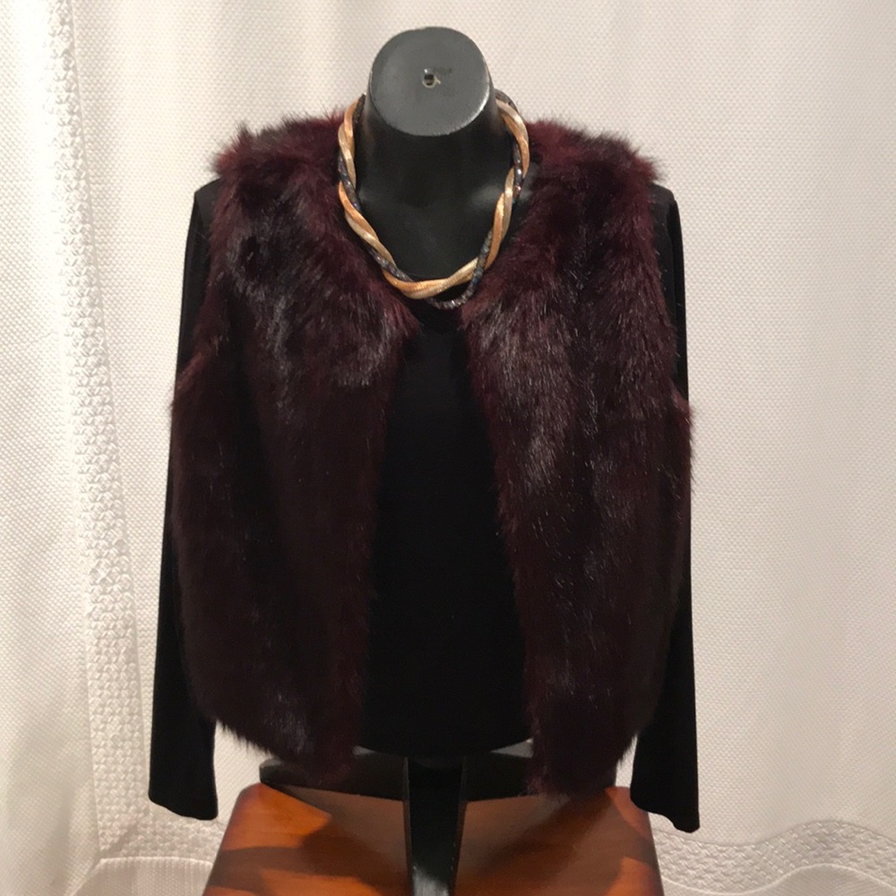 Faux Mink Vest